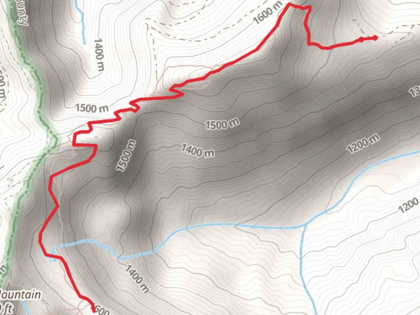 An image depicting the trail Blowout Mountain Trail and its surrounding area.