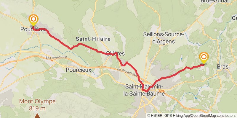 Camino Menton-Candanchu via Arles stage 15 Map