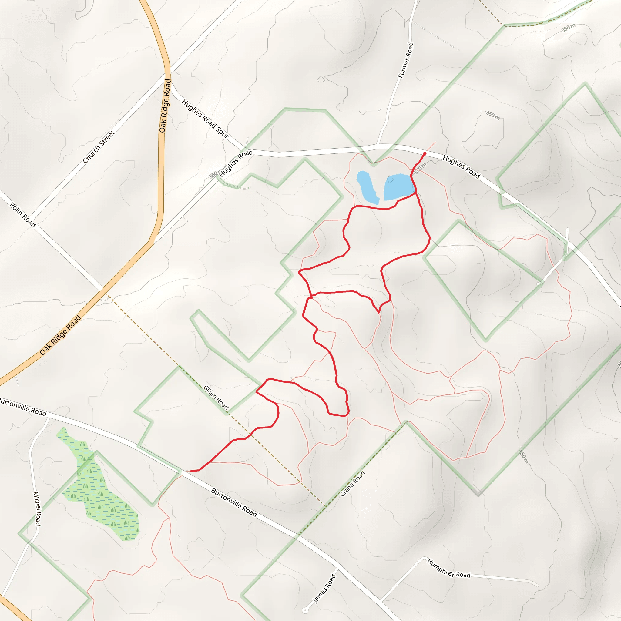 Snowmobile Loop Trail mobile static map