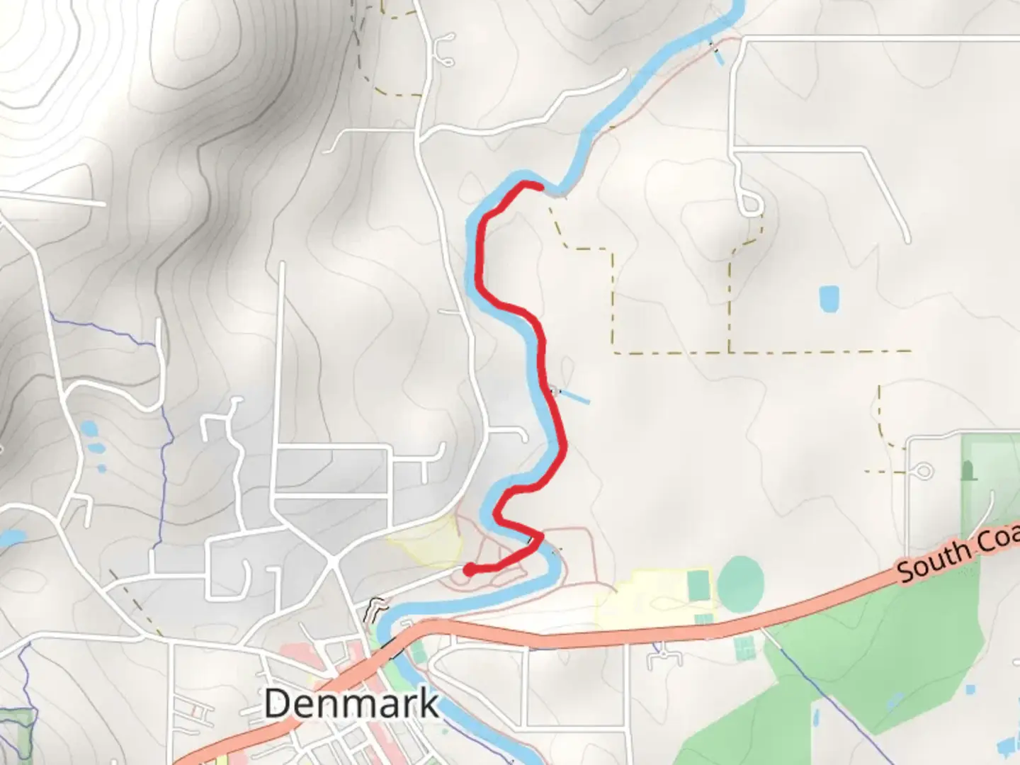 An image depicting the trail Kwoorabup Walk Trail and its surrounding area.