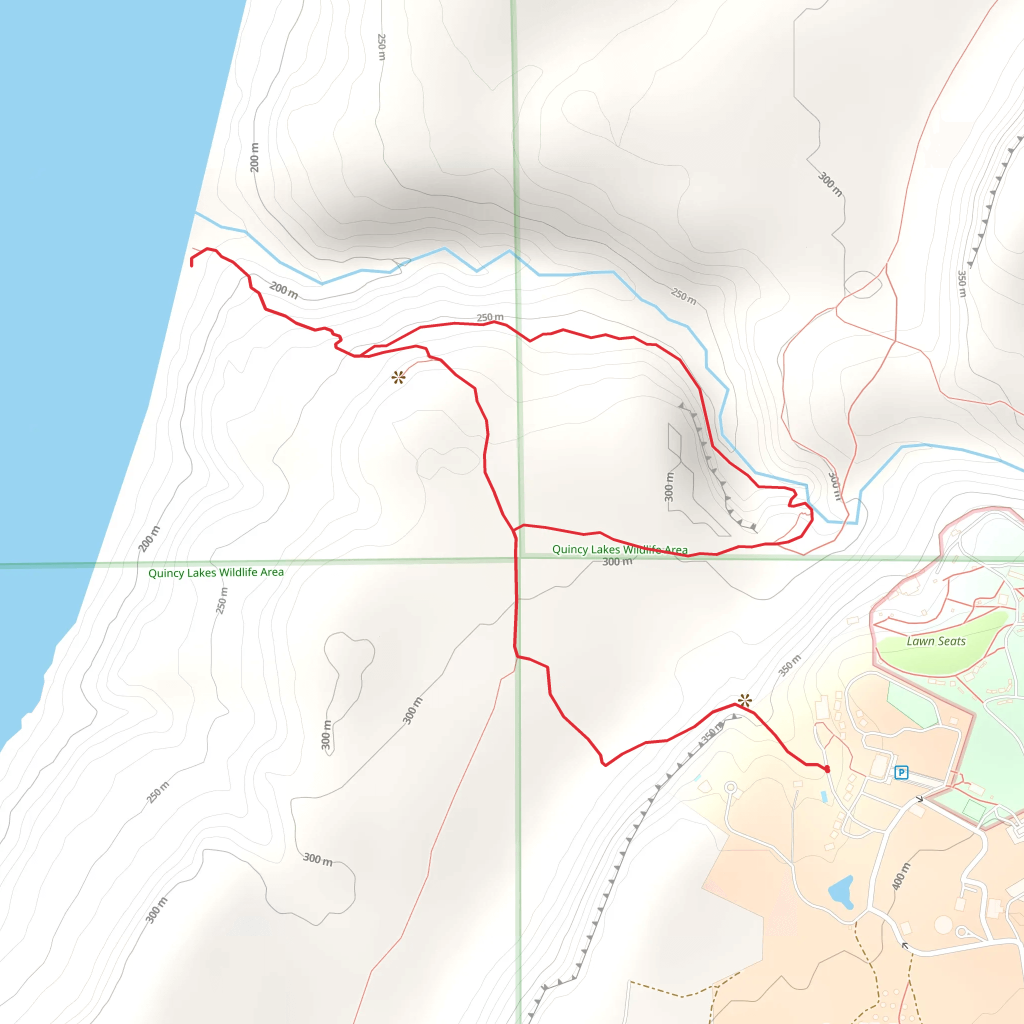 Wanapum Lake mobile static map