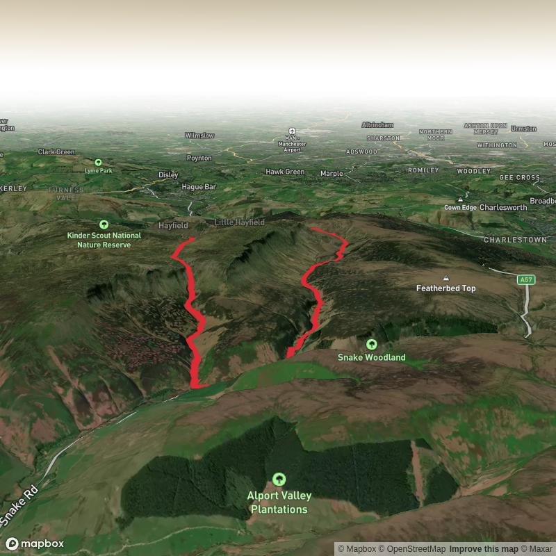 Kinder Downfall from Snake Pass