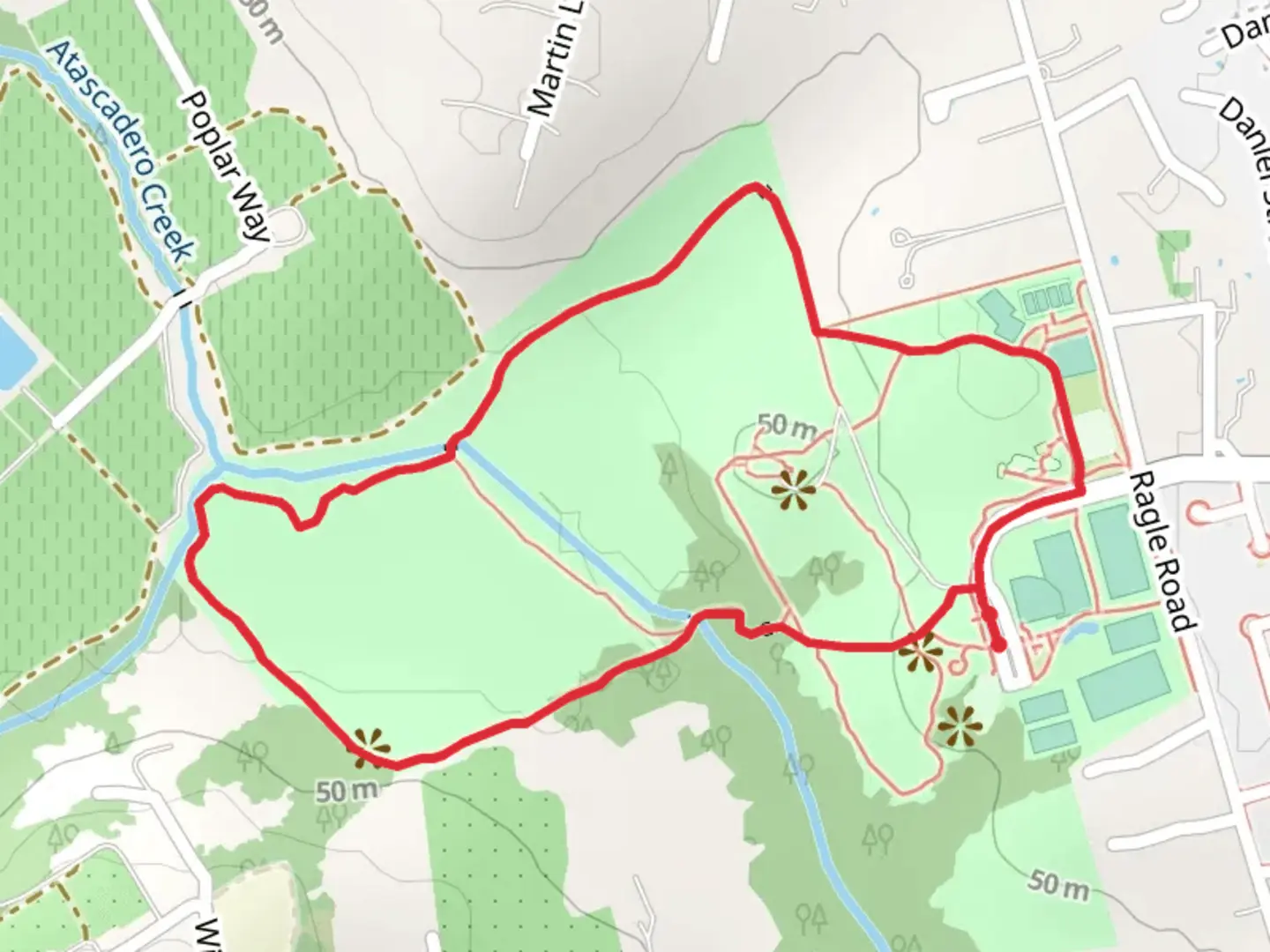 An image depicting the trail Thistle Loop Trail and its surrounding area.