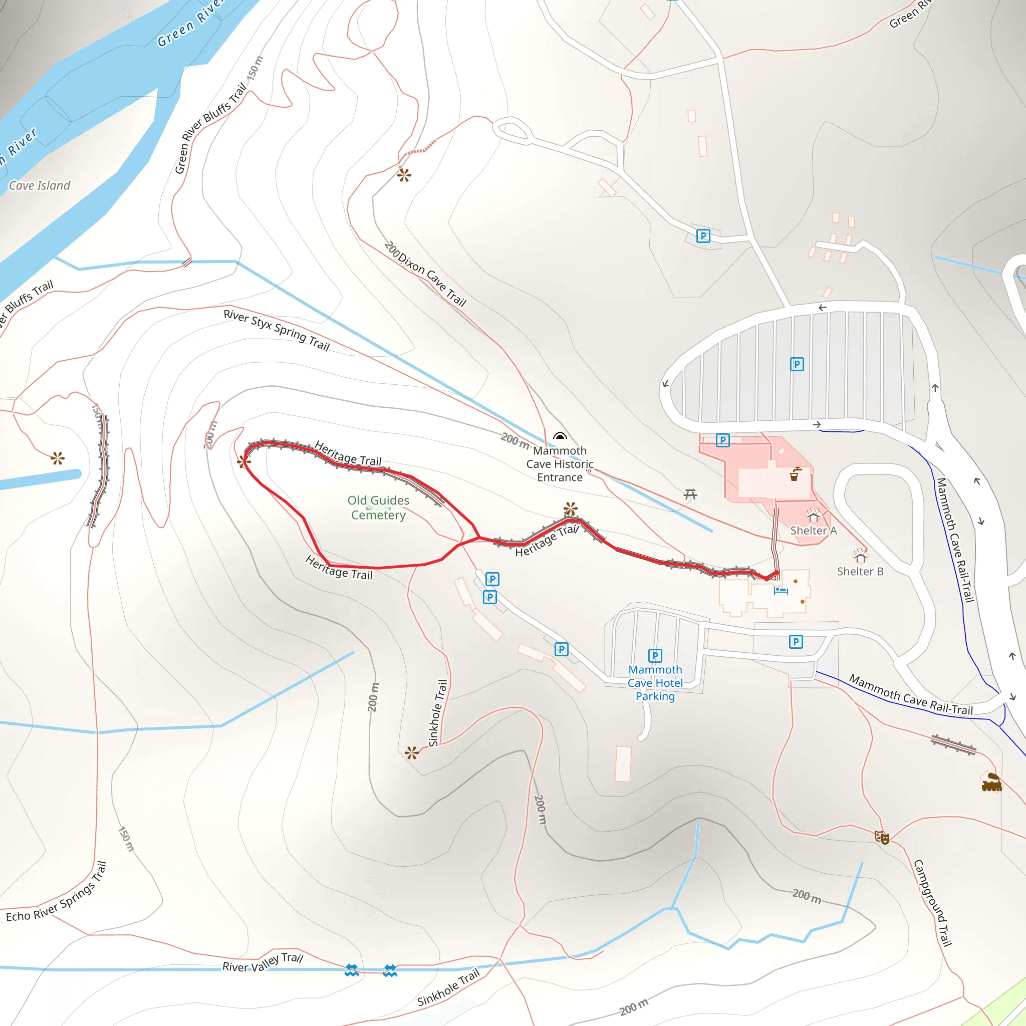 Heritage Trail mobile static map