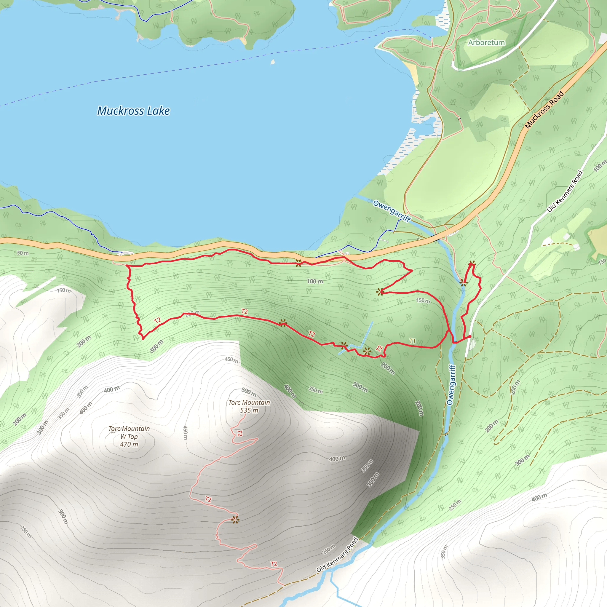 Torc Wood Circular mobile static map