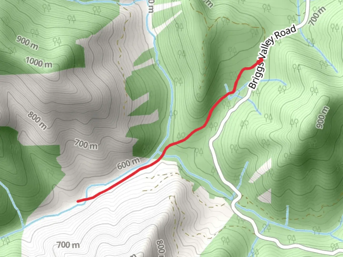 An image depicting the trail Elkhorn Mine Trail and its surrounding area.