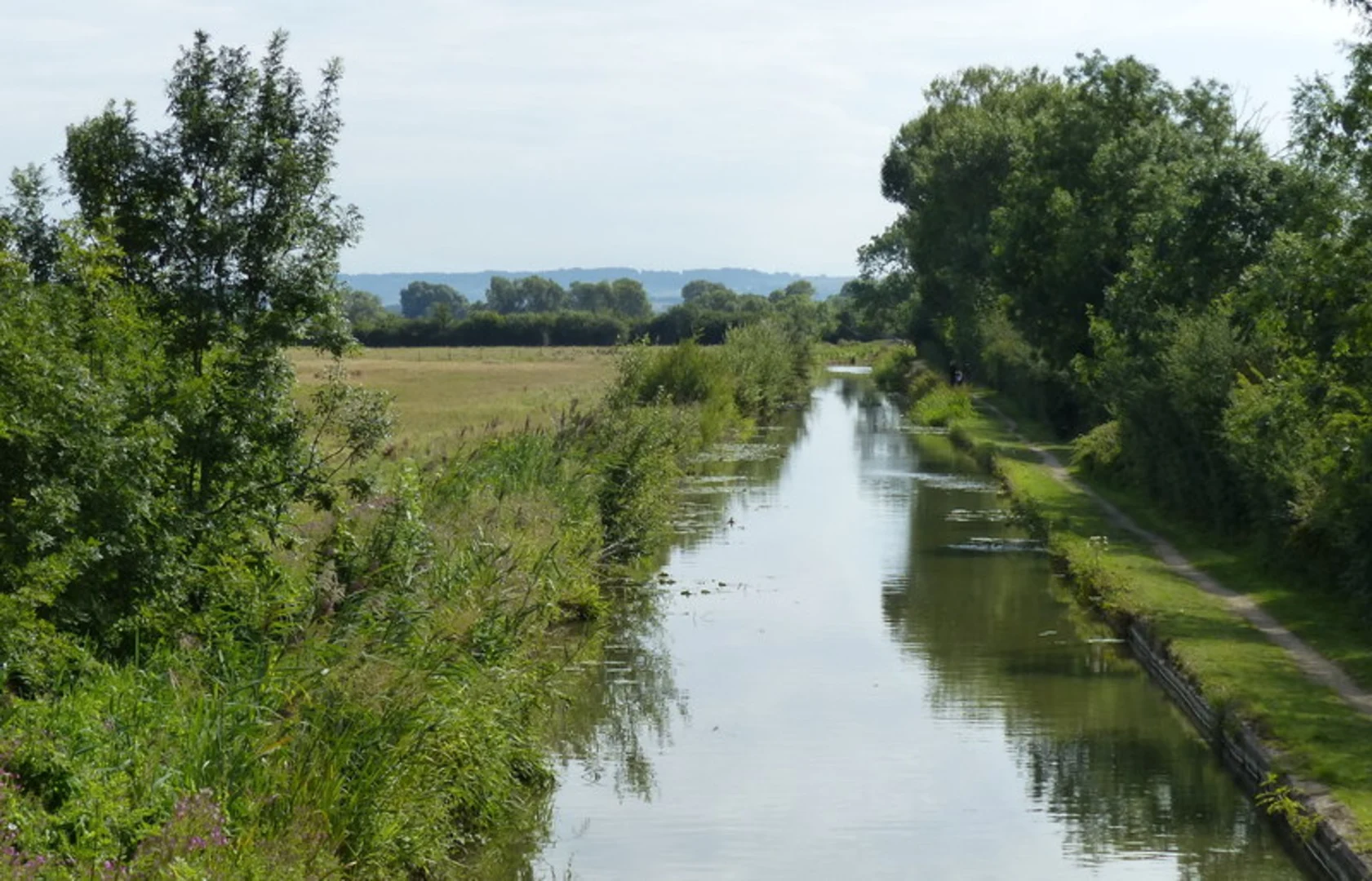 An image depicting the trail Aylesbury Canal Walk and its surrounding area.