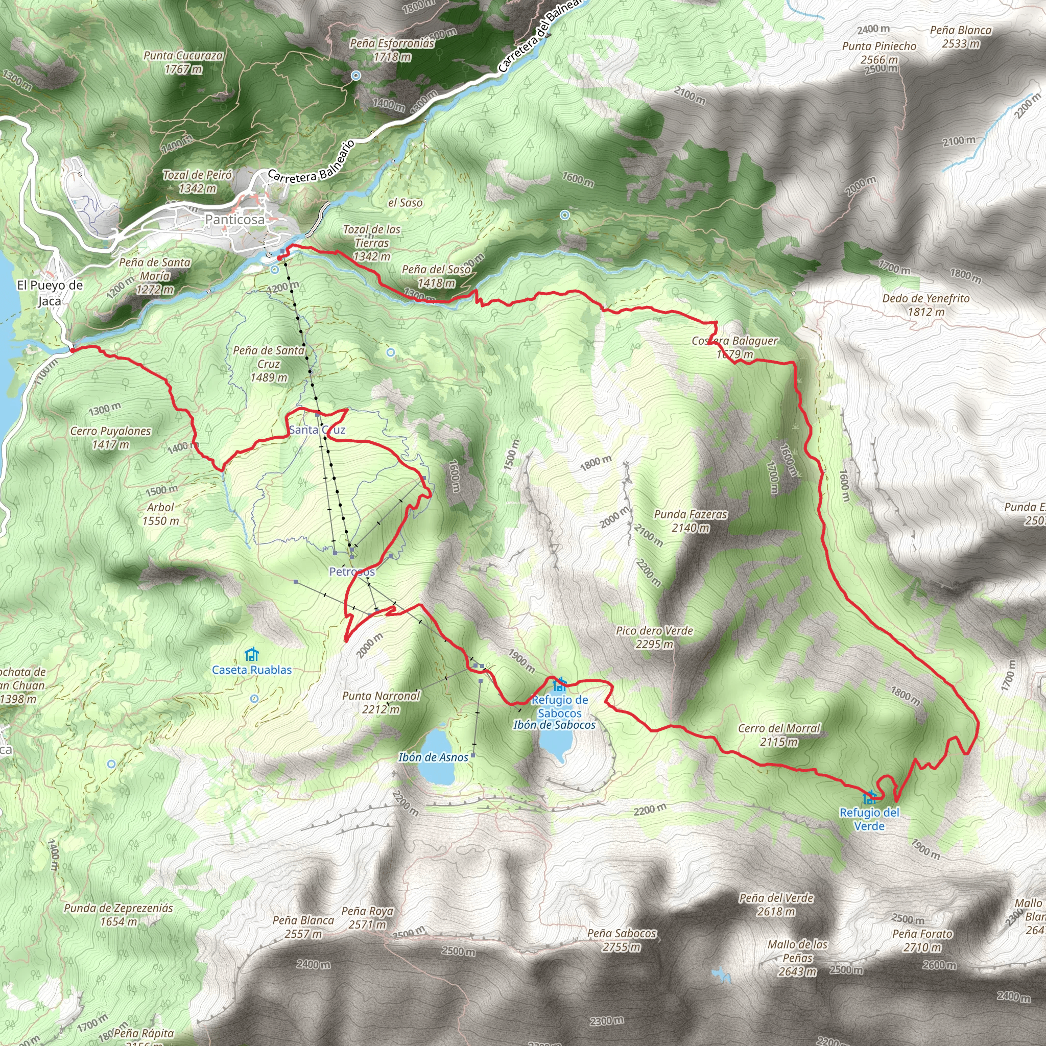 Panticosa - PR®-HU 92 PR HU 95 mobile static map