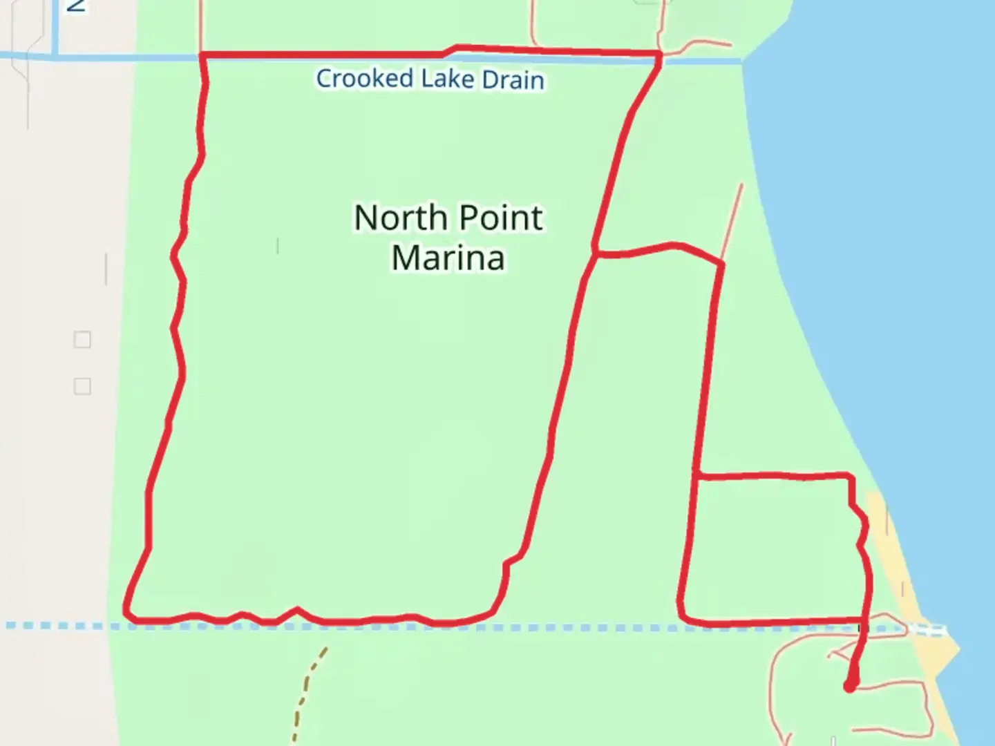 An image depicting the trail Marsh Loop Trails and its surrounding area.