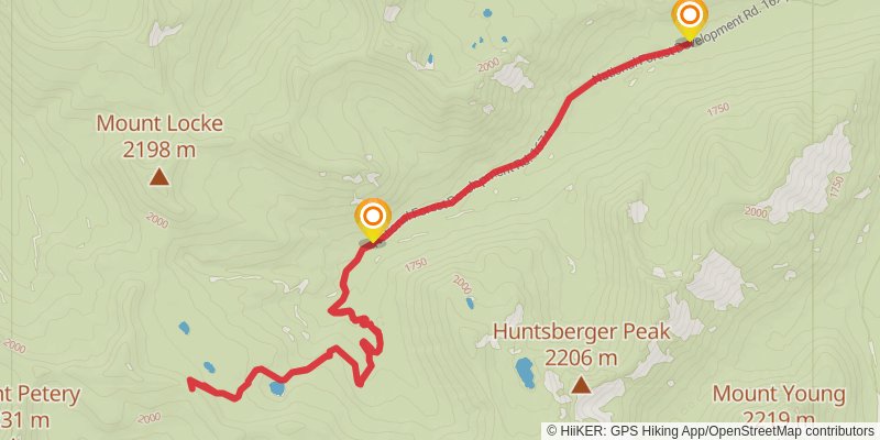 Whale Creek Trail stage 2 Map