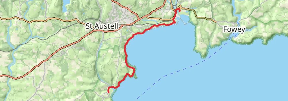 South West Coast Path stage 31 Map