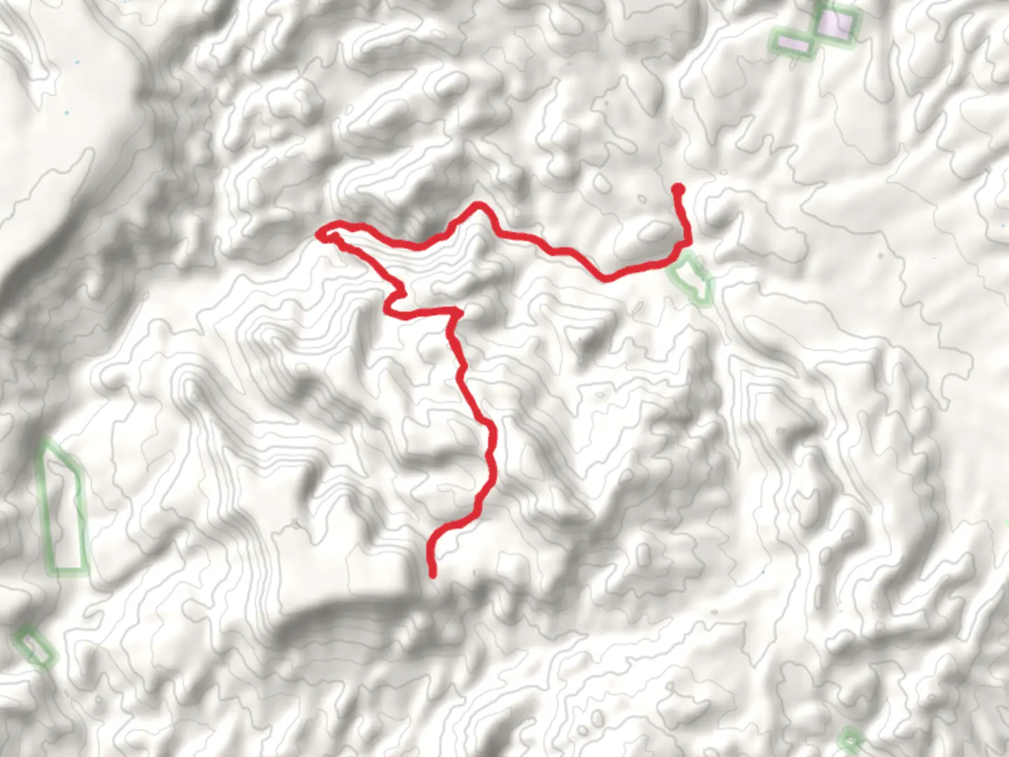 An image depicting the trail Quien Sabe Peak via Cave Creek Trail and its surrounding area.