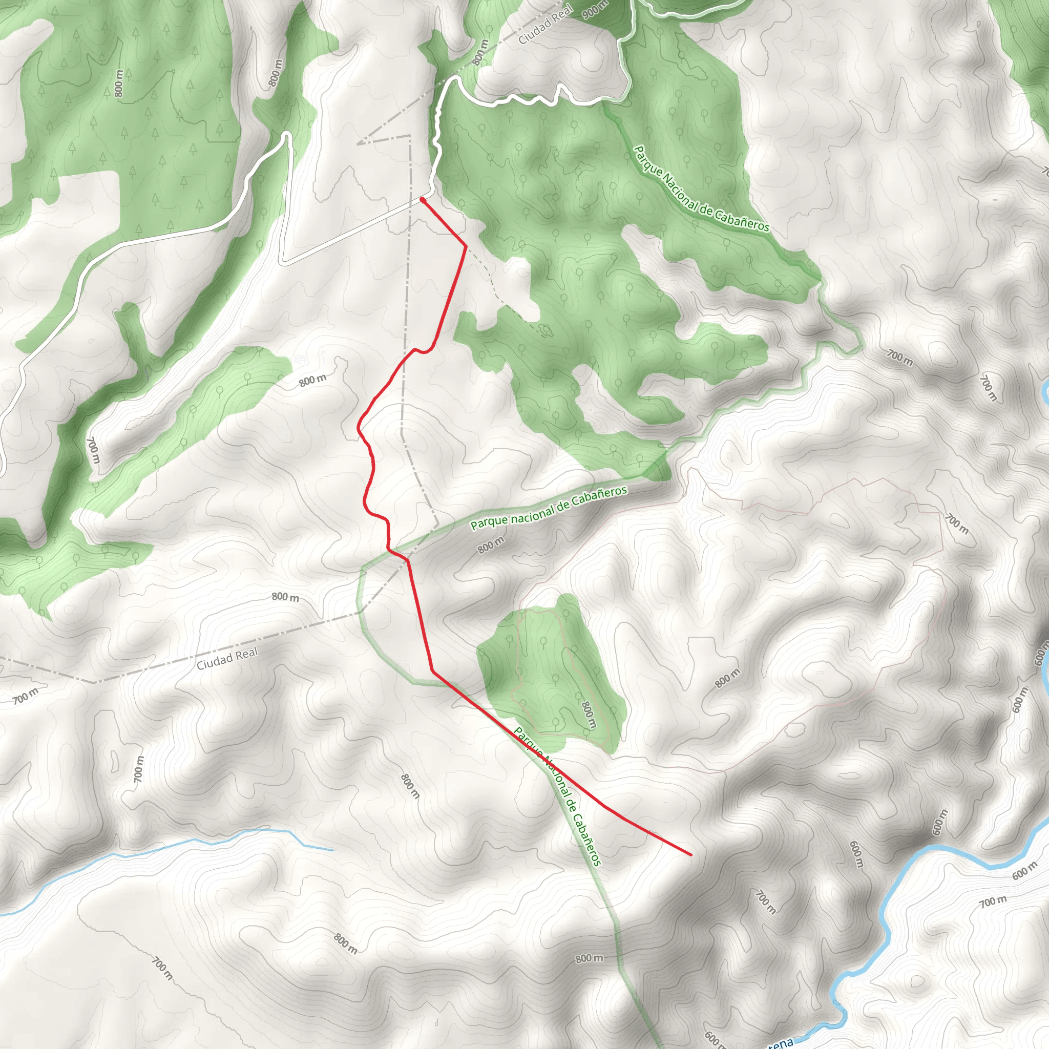 Ruta del Robledal - Alcornocal mobile static map