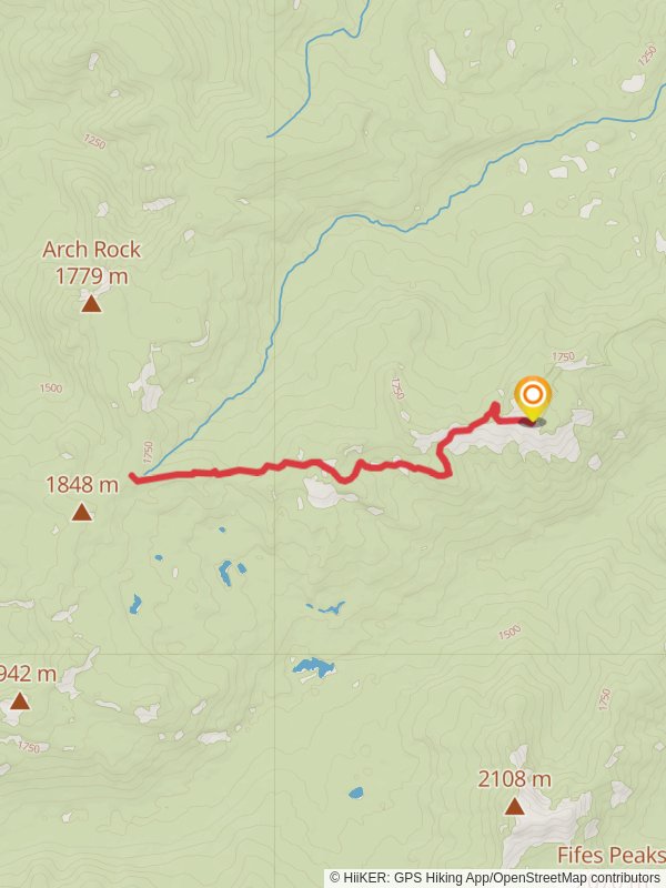 Raven Roost Trail mobile static map