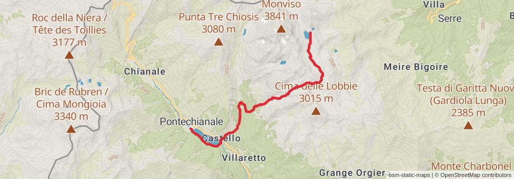 Sentiero Italia - Alps Section stage 163 Map