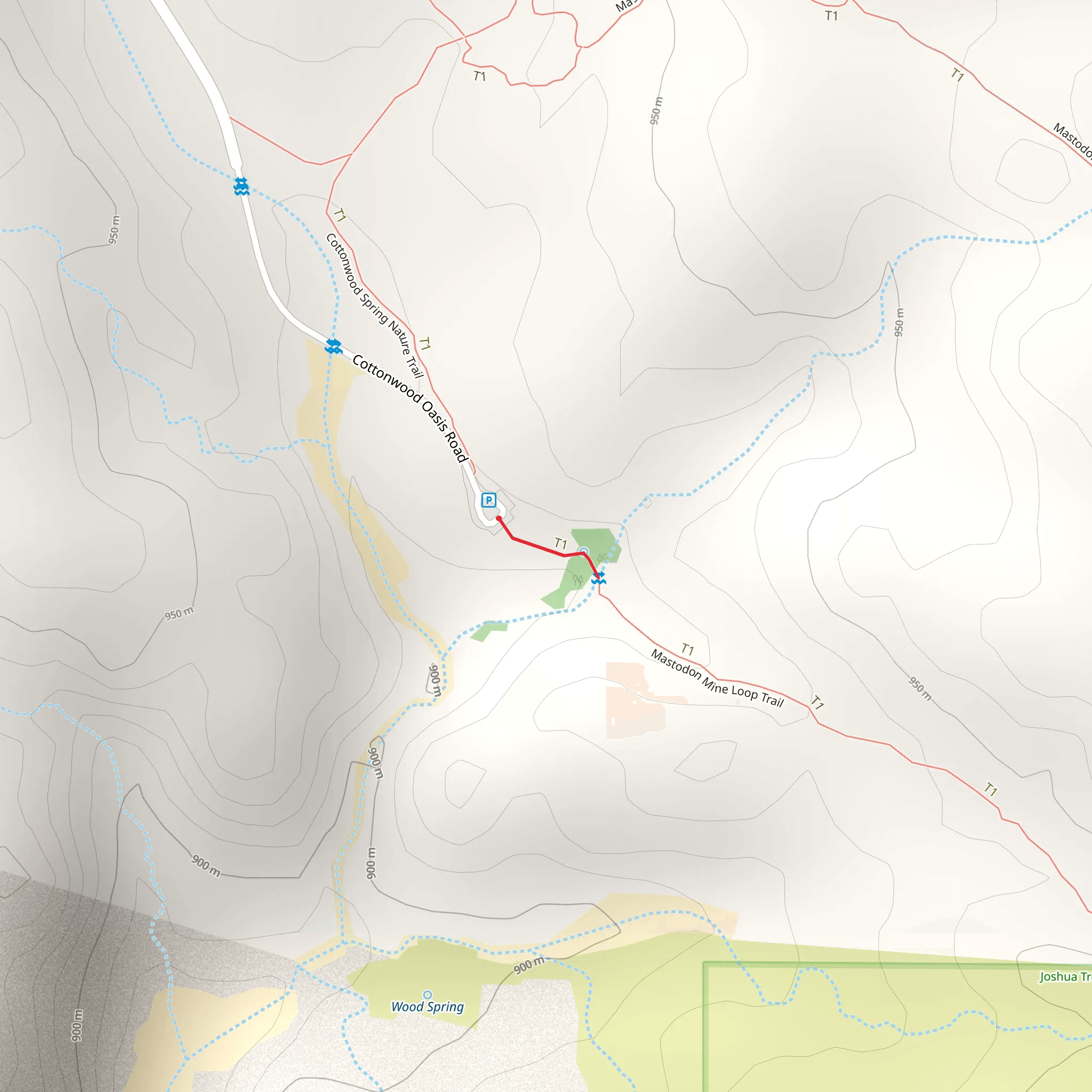 Cottonwood Springs Oasis mobile static map