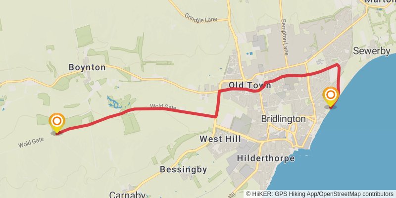 Way of the Roses stage 14 Map