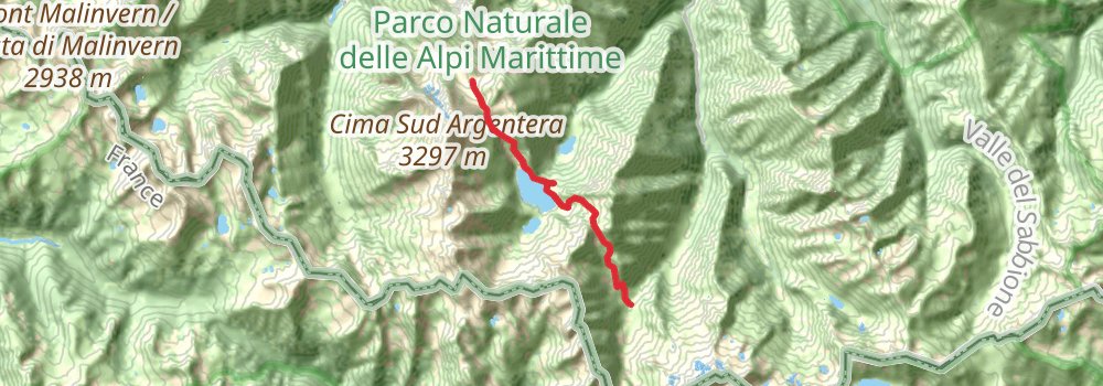 Via Alpina - Red Trail stage 128 Map