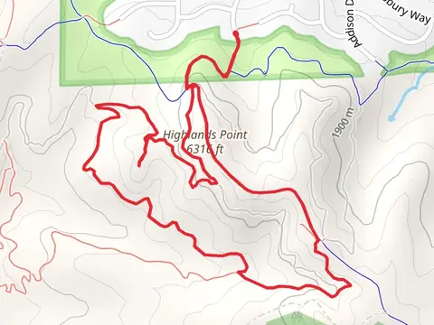 West Fork Big Dry Creek, Longhorn Ledge and Brandin' Iron Cutoff Loop Trail