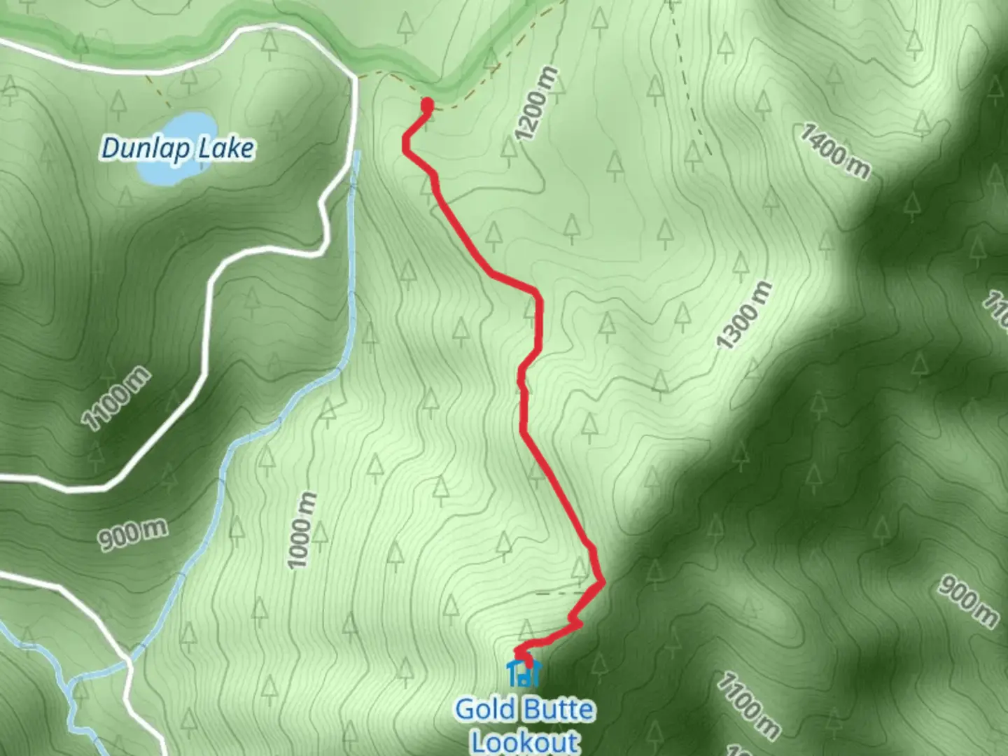 An image depicting the trail Gold Butte and its surrounding area.