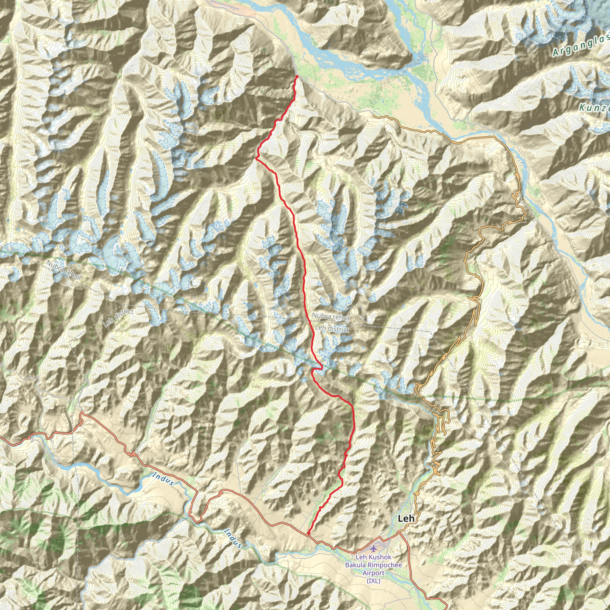 Lasermo La Trek mobile static map