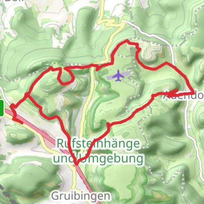 Kornberg, Nortel and Auendorf Loop mobile static map