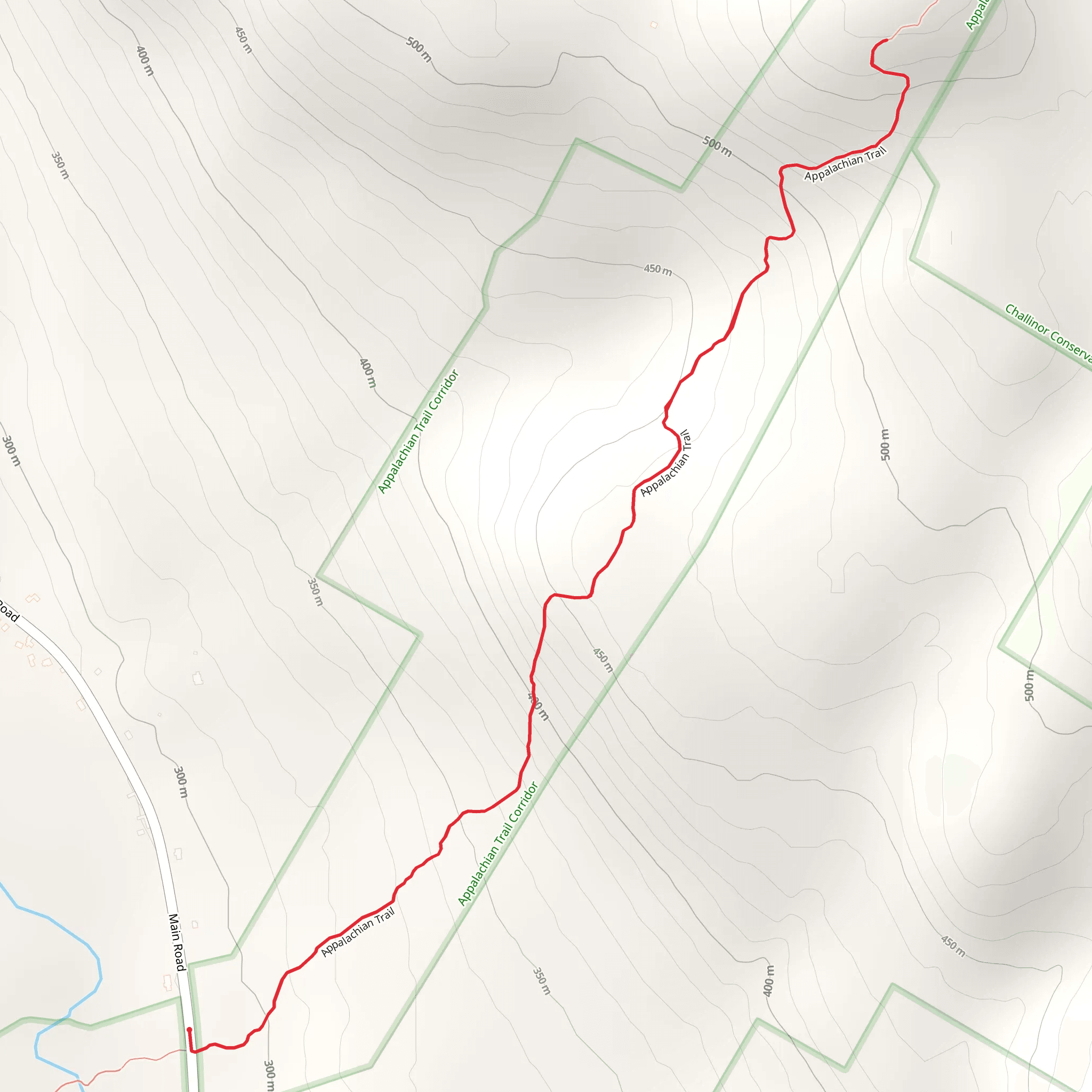Baldy Mountain from Main Road mobile static map
