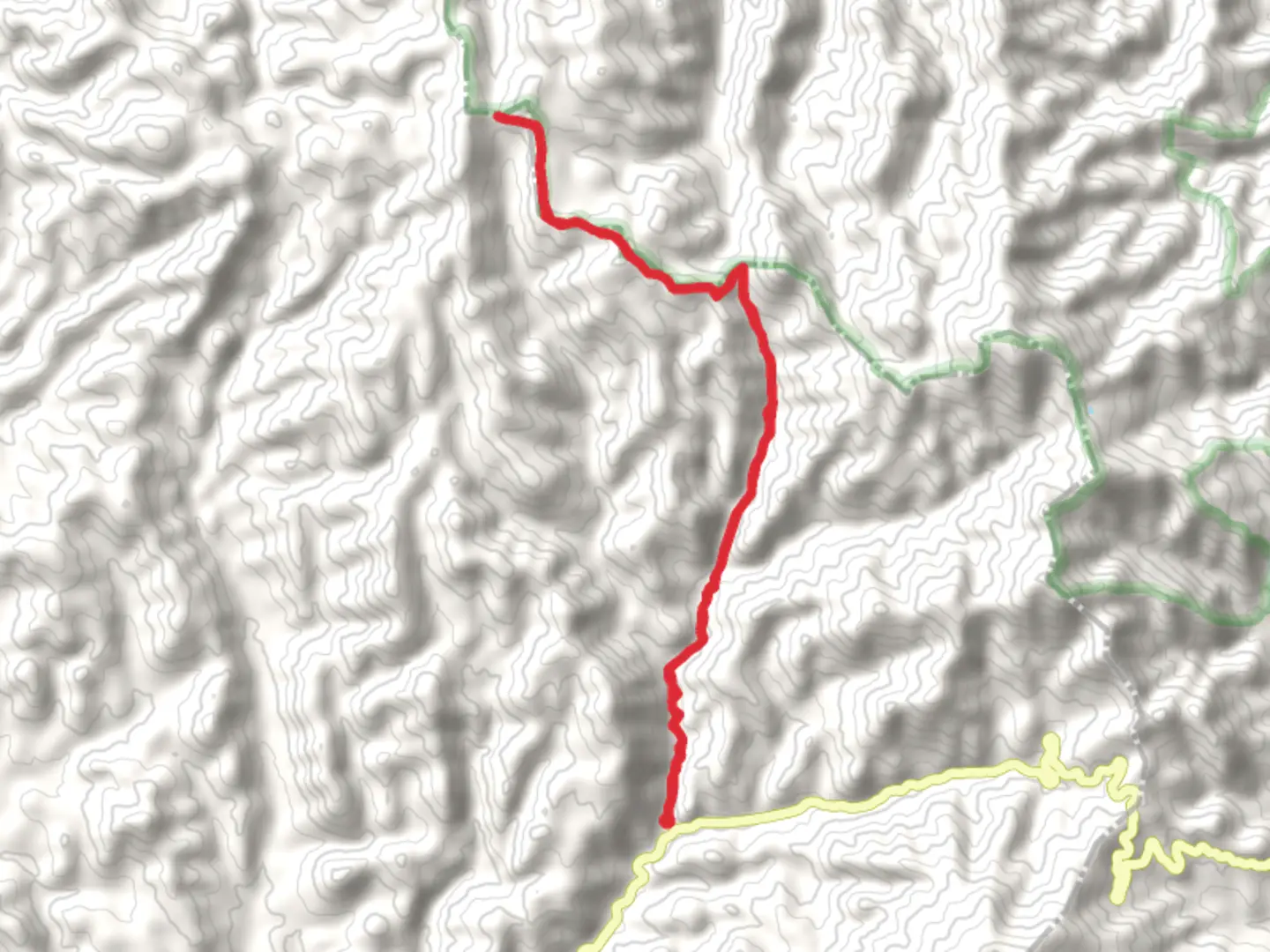 An image depicting the trail Gallinas Canyon and Railroad Canyon Trail and its surrounding area.
