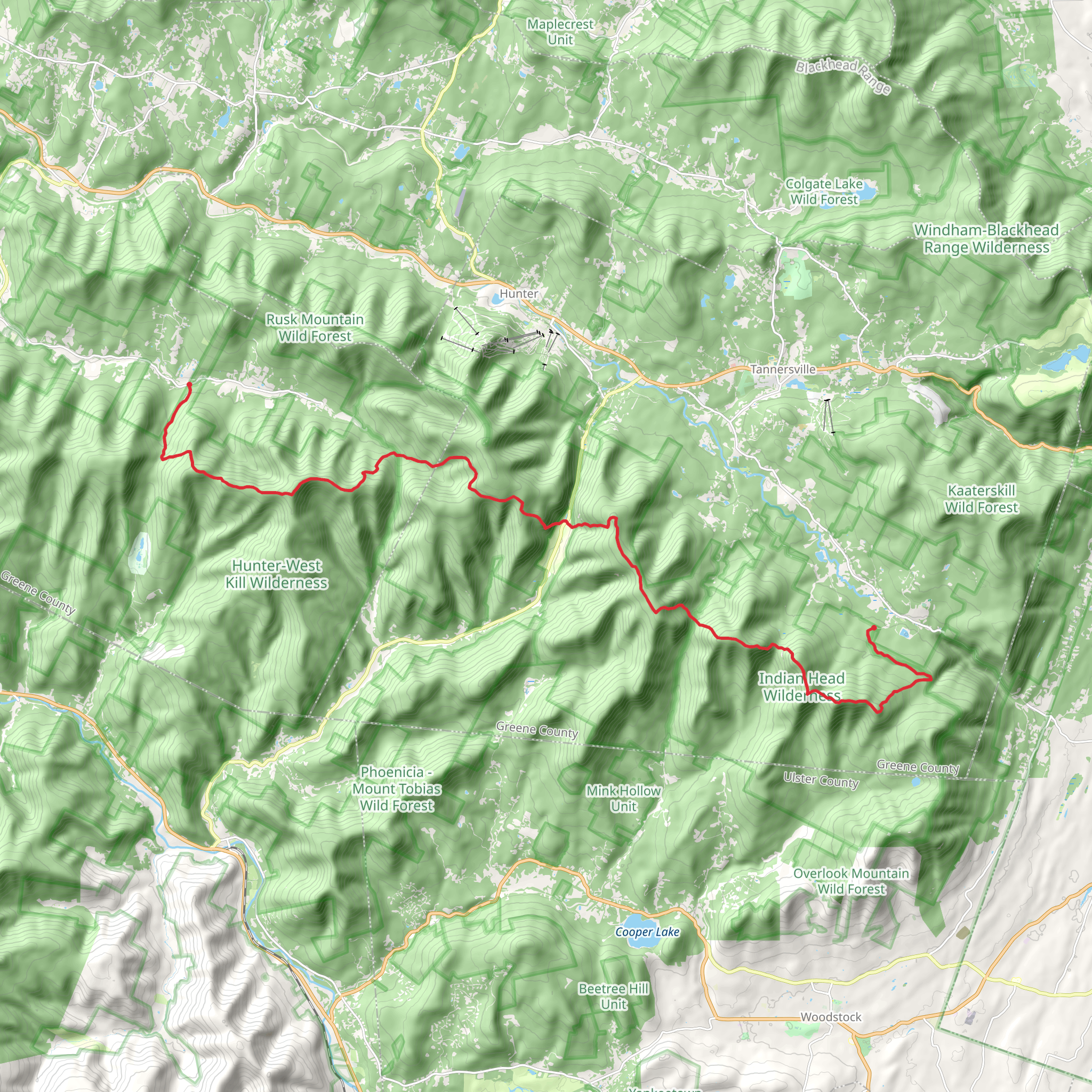 Devil's path from Prediger Road mobile static map