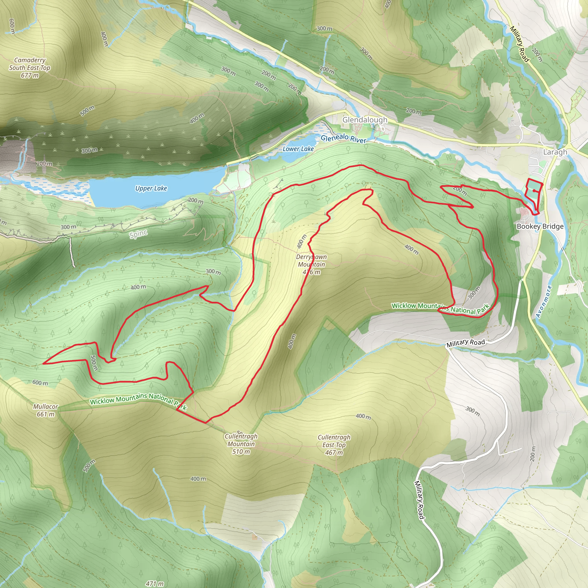 Run the Ridge 20km Race Route mobile static map
