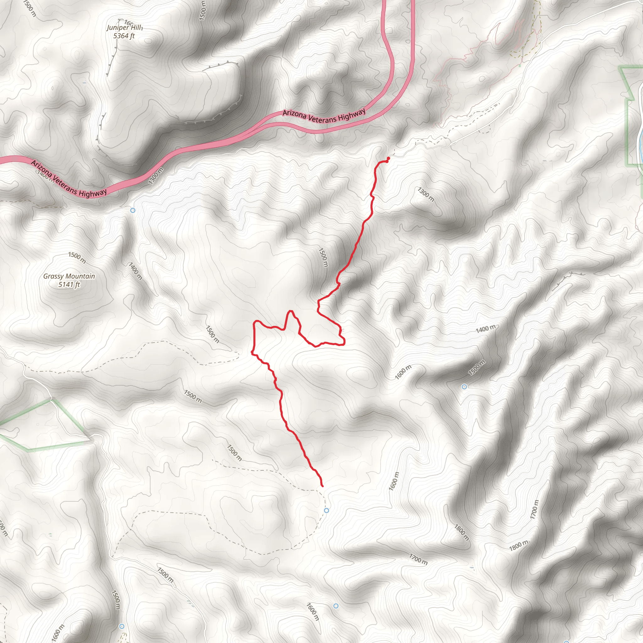 Tomkins Trail mobile static map