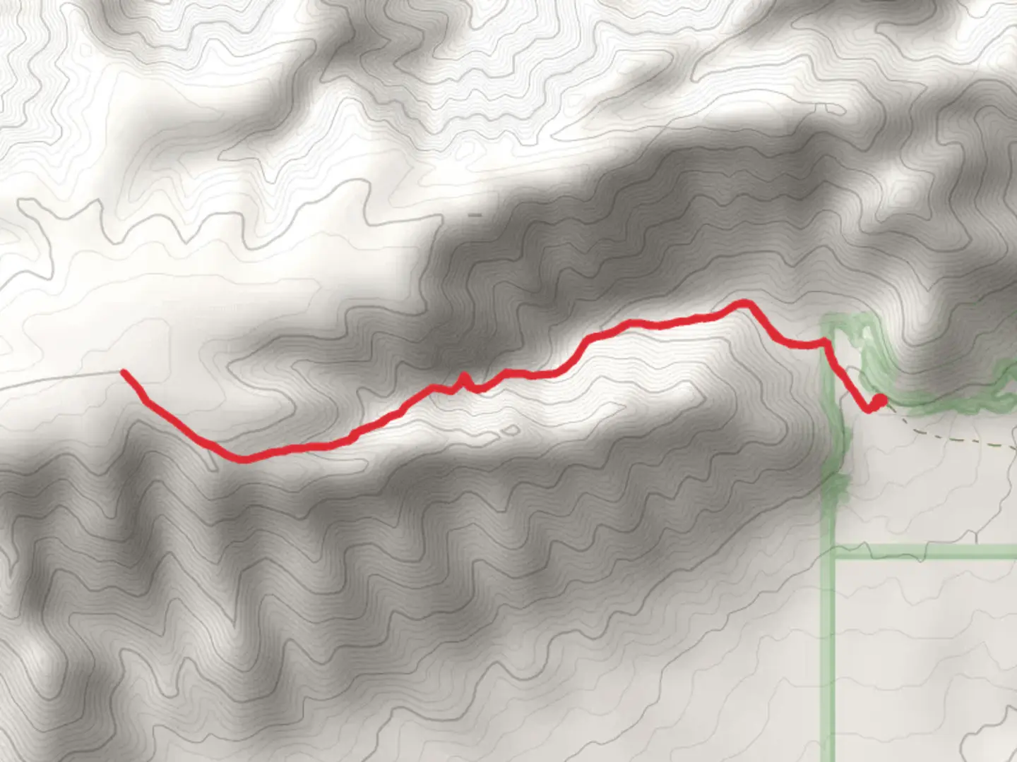 An image depicting the trail Longview Spring via Yucca Canyon Trail and its surrounding area.