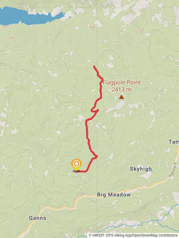 Mattley Ridge via Forest Route 7N12