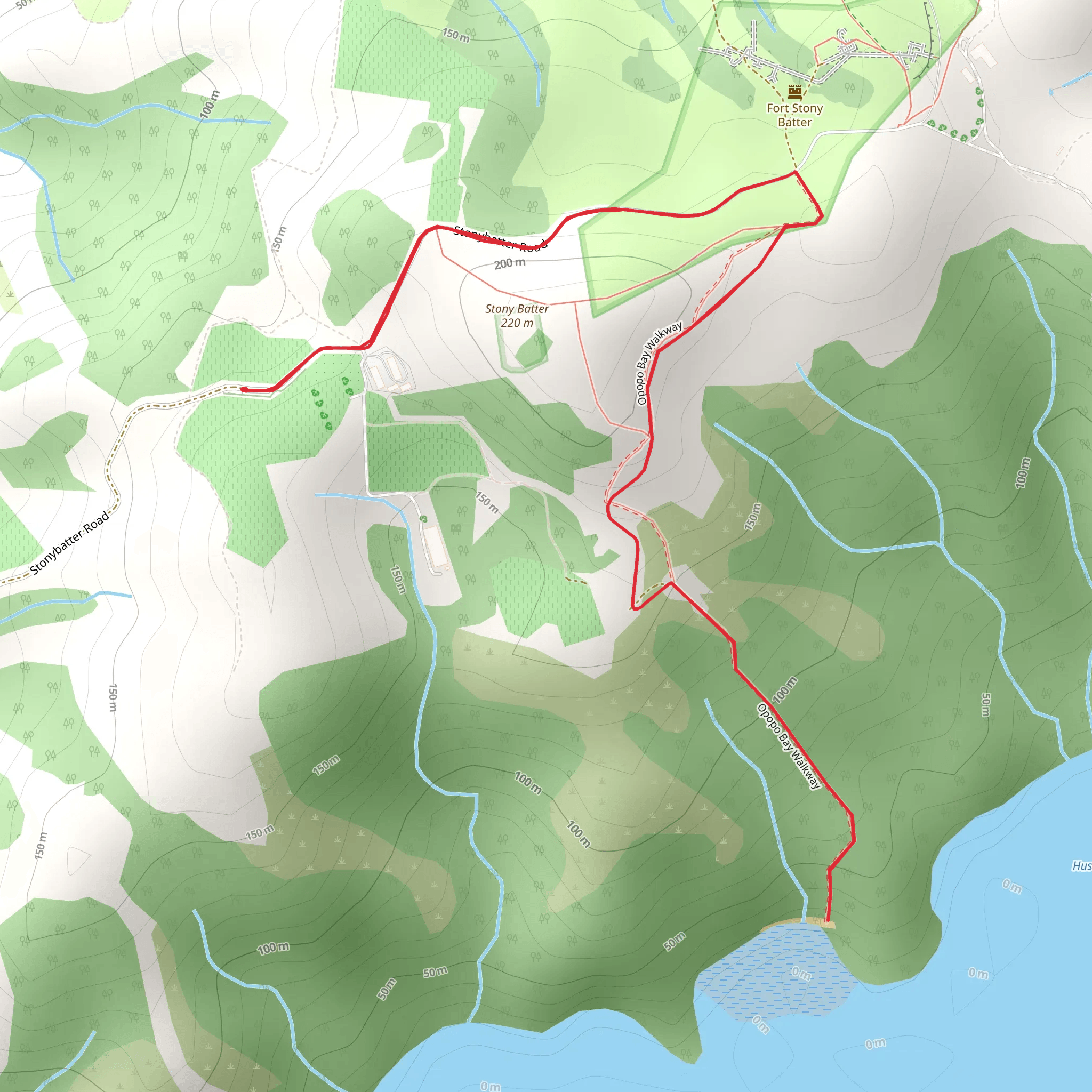 Stony Batter Historic Reserve Walk mobile static map