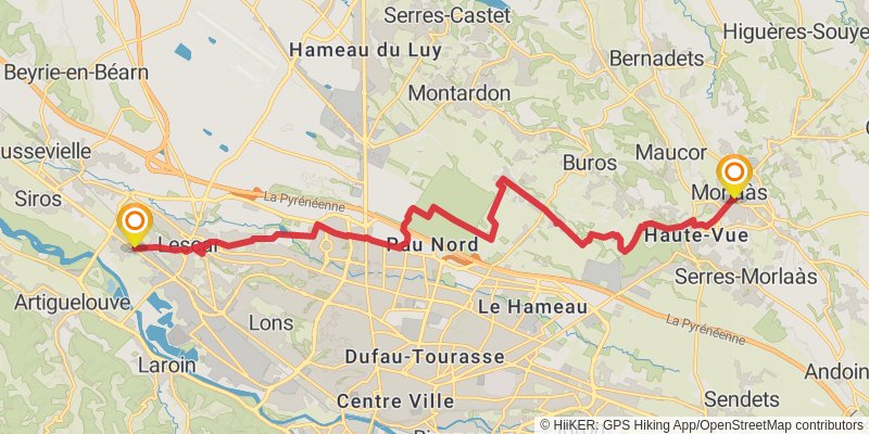 Via Tolosana stage 36 Map