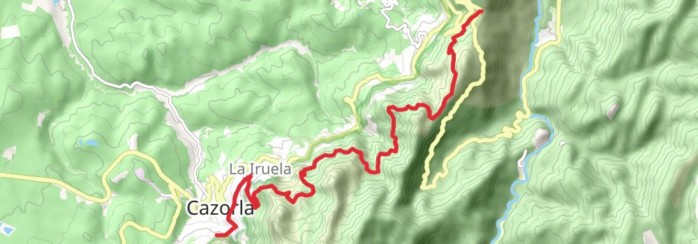 GR 247 Bosques del Sur - Andalucía stage 11 Map