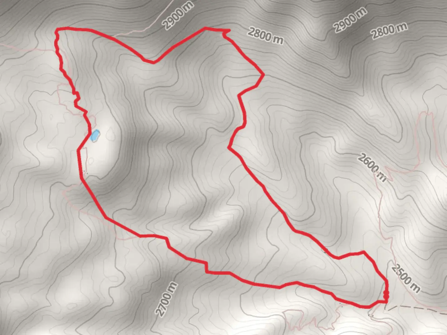 An image depicting the trail Dead Lake and Johnson Lake Loop Trail and its surrounding area.