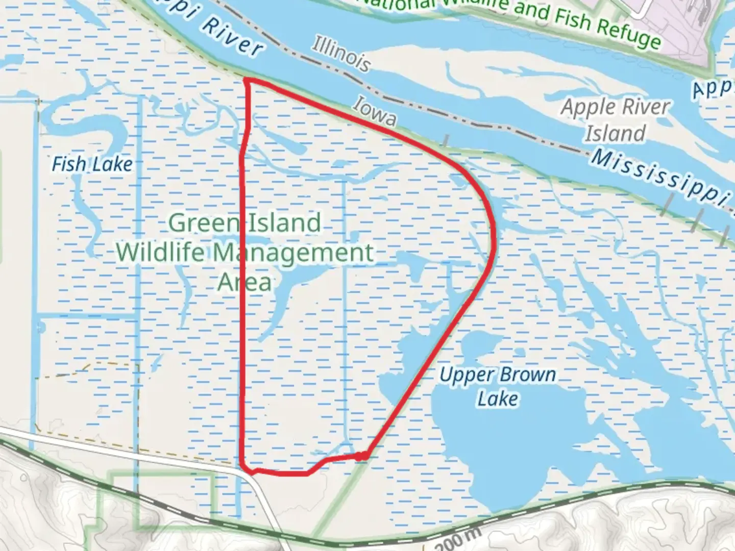 An image depicting the trail Densmore Lake and Smith Creek Loop and its surrounding area.