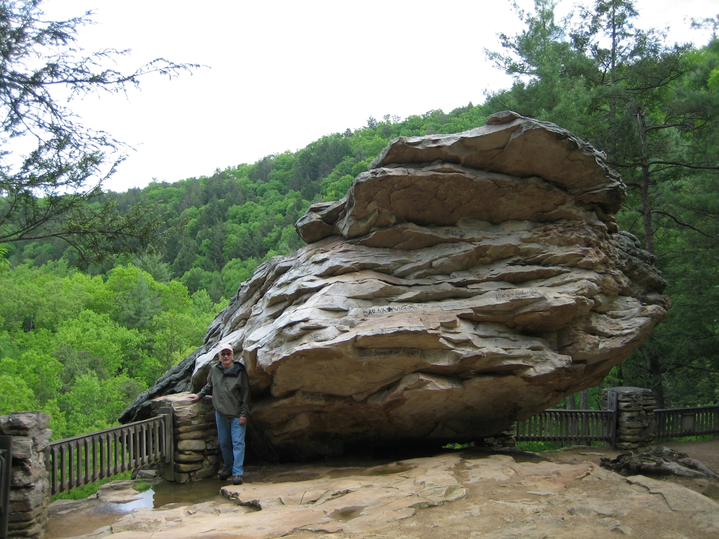 An image depicting the trail Balanced Rock Loop and its surrounding area.
