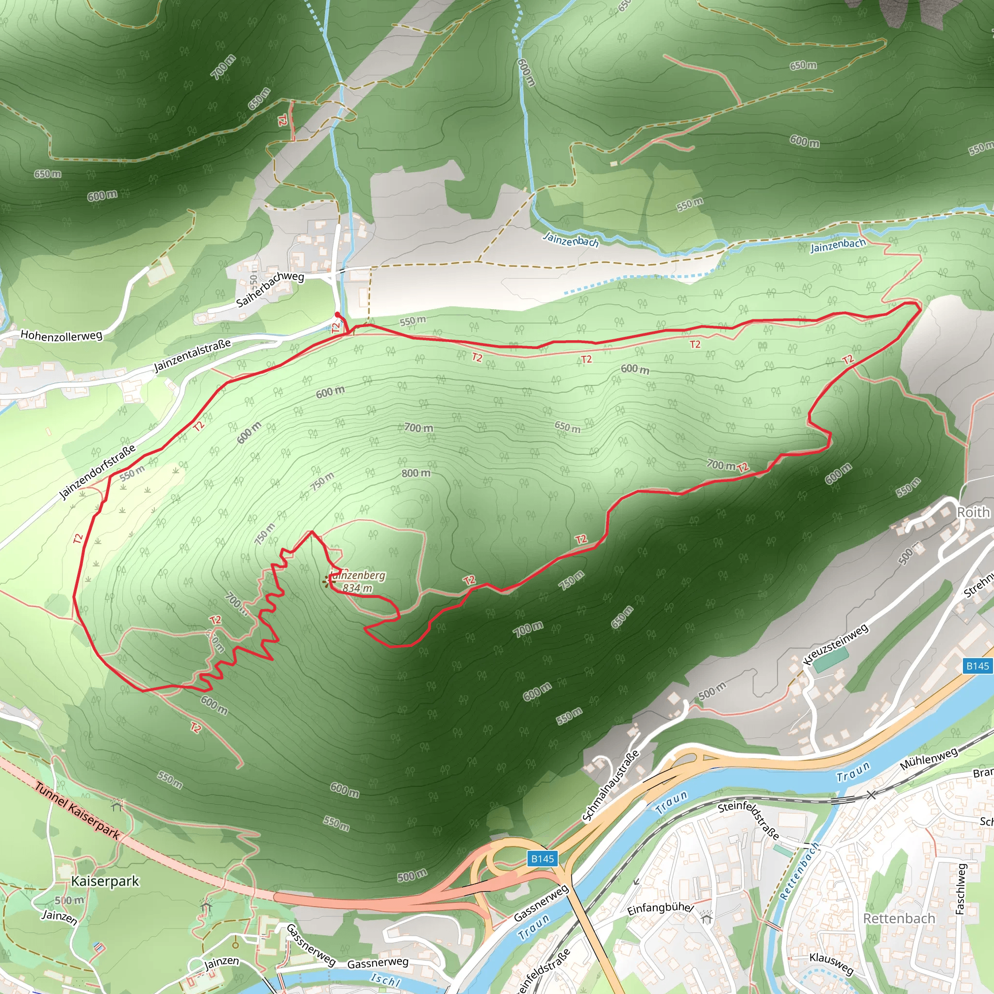 Walk Around Jainzen mobile static map