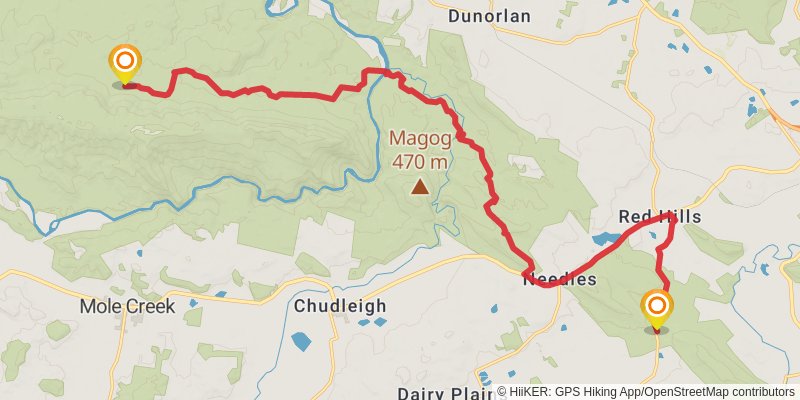 Tasmanian Trail stage 4 Map
