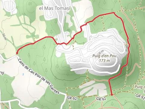 Path of the Font de Ses Garites SL C 22