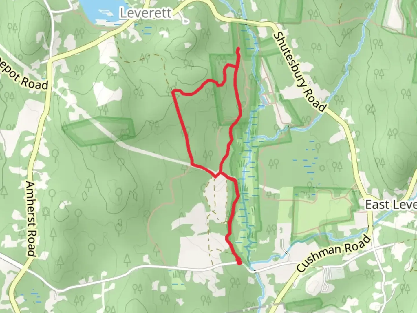 An image depicting the trail Teawaddle Trail and its surrounding area.