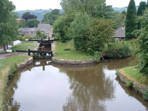 An image depicting the trail Marple to Guide Bridge Walk and its surrounding area.