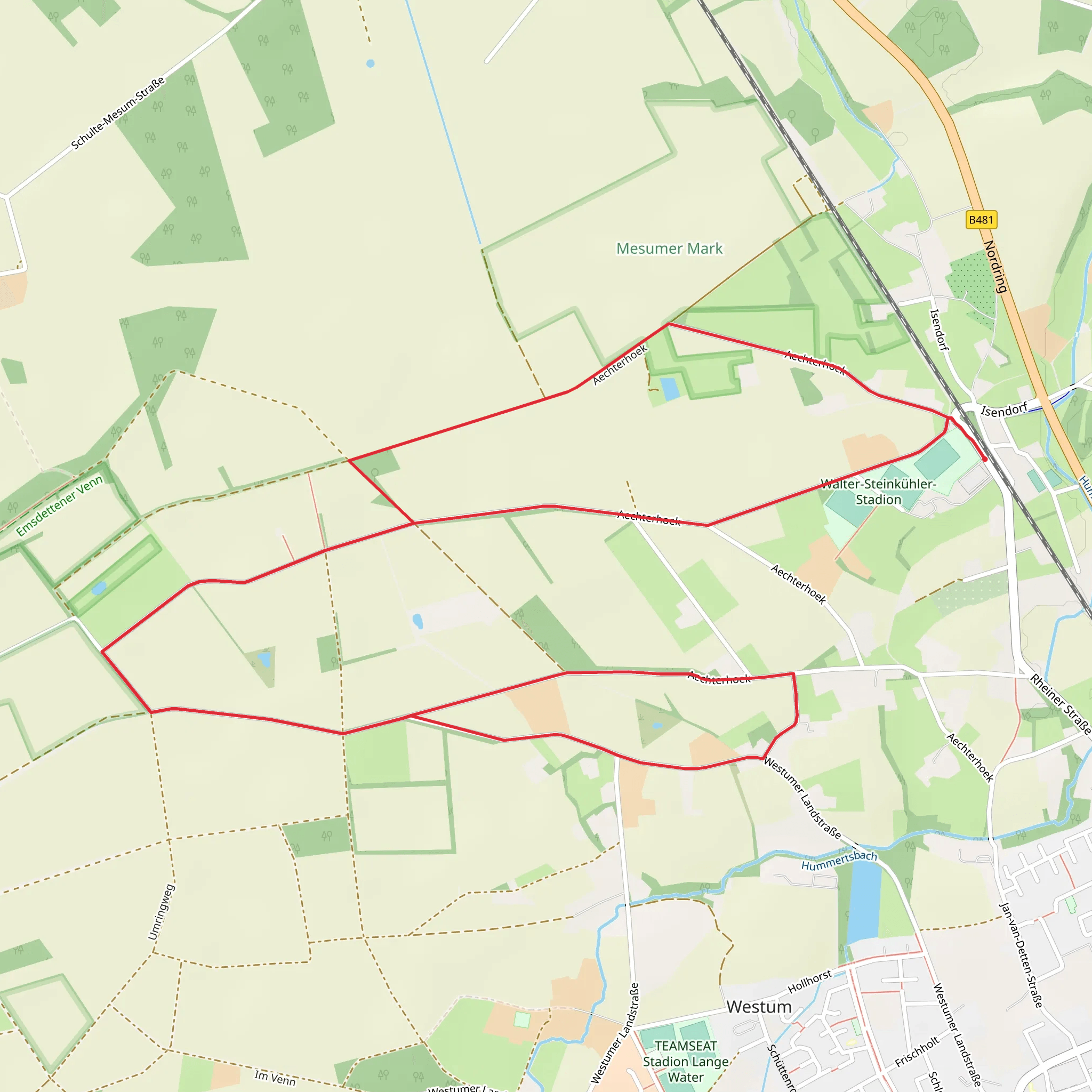 Hauptplatz Loop mobile static map