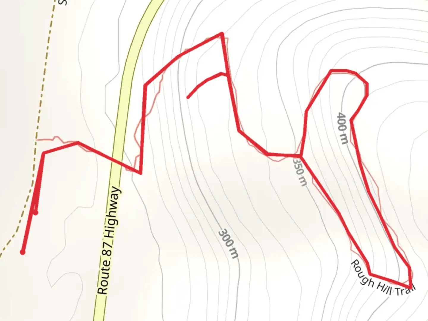 An image depicting the trail Sandy Bottom East Loop and its surrounding area.