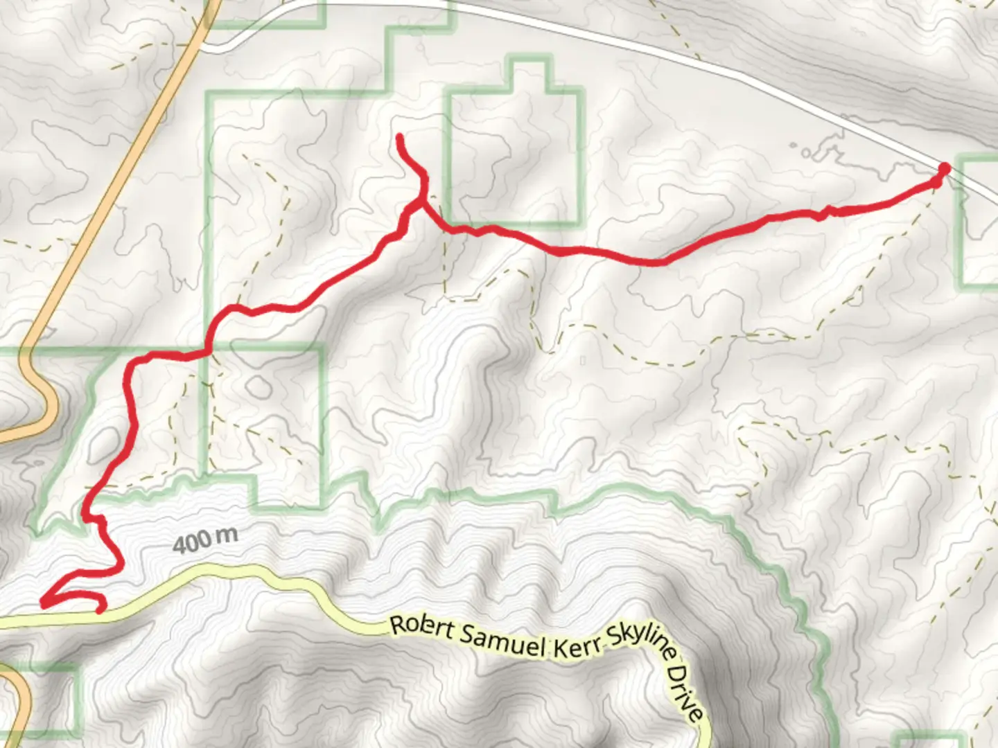 An image depicting the trail Old Military Road Trail and its surrounding area.