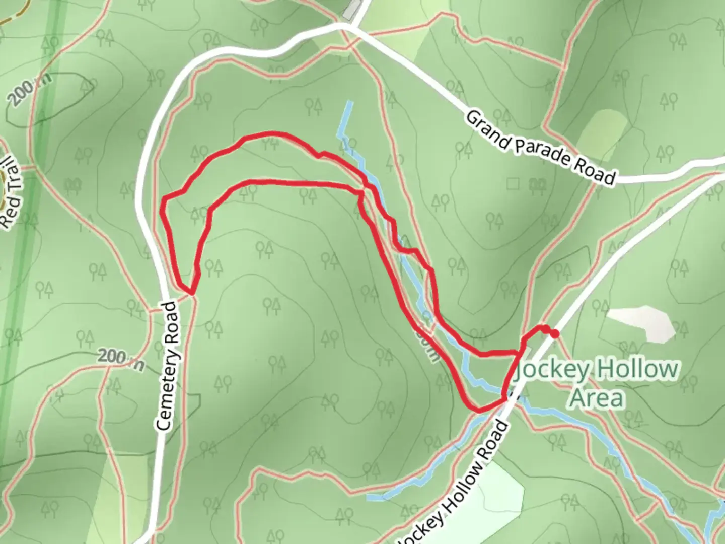 An image depicting the trail Aqueduct Loop Trail and its surrounding area.