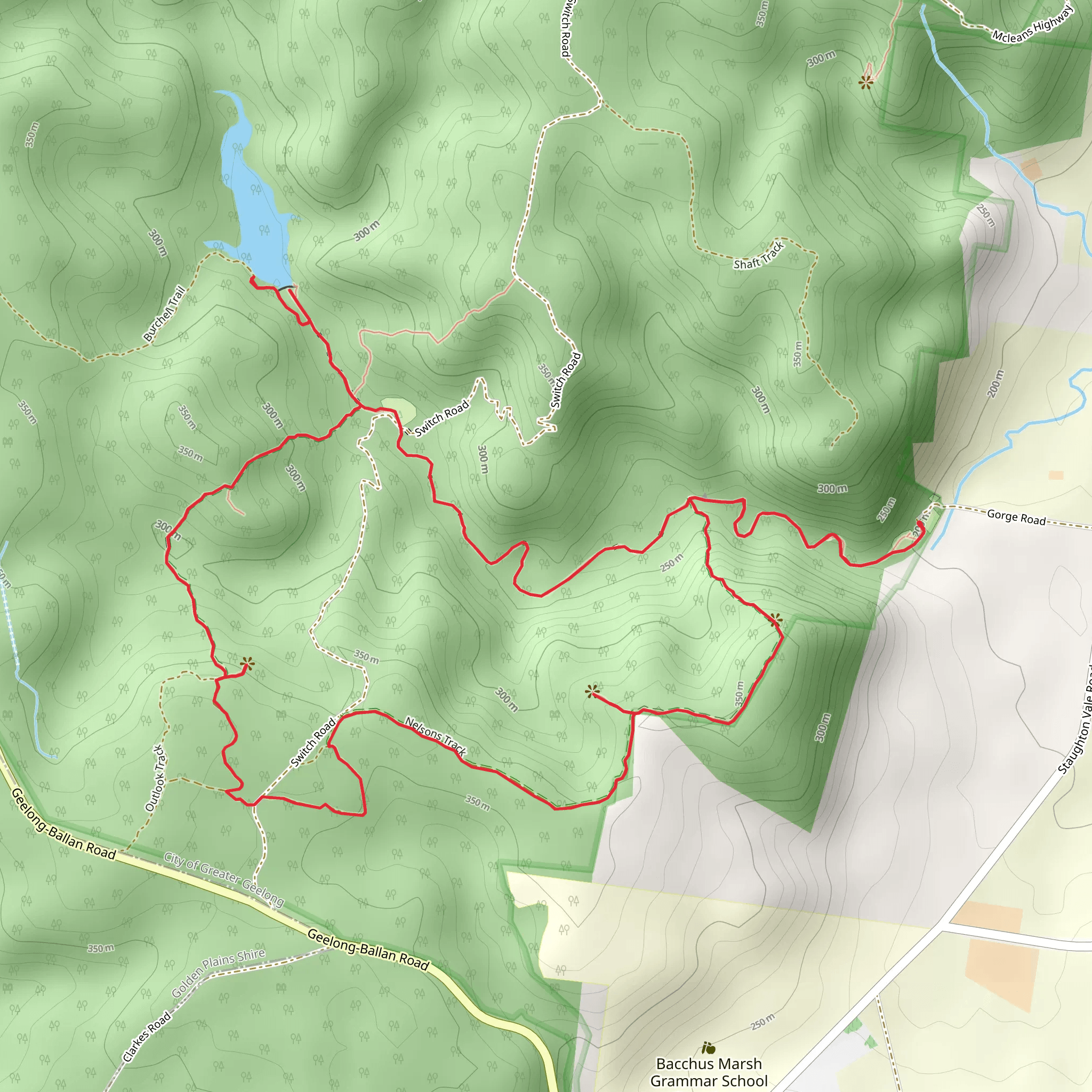 Ted Errey Nature Circuit Trail mobile static map