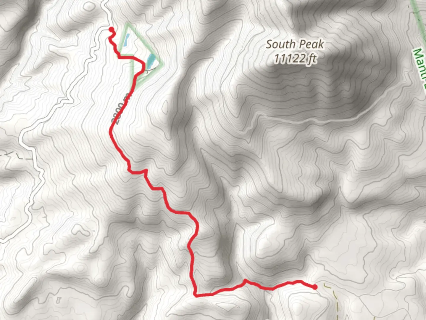 An image depicting the trail Camp Jackson Trail and its surrounding area.